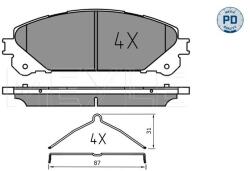 MEYLE Set Placute Frana, Frana Disc Punte Fata 0252445218/Pd Lexus Nx/Rx Suzuki Across