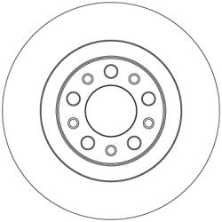TRW Disc Frana Df3986 Jeep Compass/Renegade