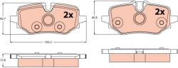 TRW Set Placute Frana, Frana Disc Gdb2573 Bmw 1/2 Active/X1