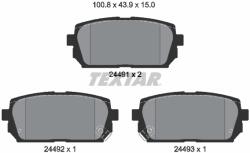 TEXTAR Set Placute Frana, Frana Disc 2449101 Kia Carens Iii Naza Citra (2449101)