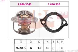 EPS Termostat, Lichid Racire 1.880. 354 Ford Ranger Mazda 323 C V/323 F V/323 F Vi