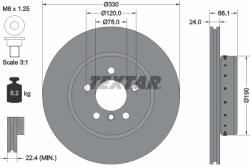 TEXTAR Disc Frana 92265825 Bmw 5 Bmw (Brilliance) 5 Series (92265825)