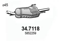 ASSO Toba Esapament Finala 34.7118 Opel Astra G