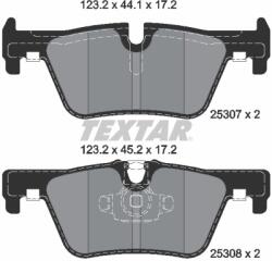 TEXTAR Set Placute Frana, Frana Disc 2530701 Bmw 1/2/3/3 Gran Turismo/3 Touring/4/4 Gran