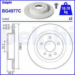 DELPHI Disc Frana Bg4977C Opel Insignia B/Insignia B Country/Insignia B Grand Sport (BG4977C)