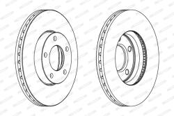 FERODO Disc Frana Ddf1311C Mazda 3/5