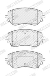 FERODO Set Placute Frana, Frana Disc Fdb5370 Abarth 500E Fiat 500E/Tipo
