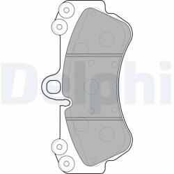DELPHI Set Placute Frana, Frana Disc Lp2057 Porsche Cayenne Vw Touareg