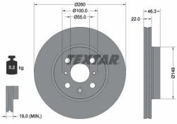 TEXTAR Disc Frana 92346103 Toyota Aygo X