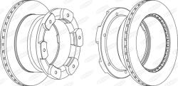 BERAL Disc Frana Bcr332A Iveco Daily Iv/Daily V/Daily Vi (BCR332A)