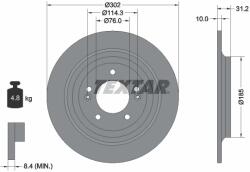 TEXTAR Disc Frana 92293403 Hyundai Nexo/Tucson Hyundai (Beijing) Tucson Kia Sportage Iv