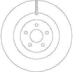 TRW Disc Frana Df6871 Ford Focus Iii (DF6871)