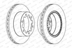 FERODO Disc Frana Fcr312A Mercedes-Benz Sprinter 4, 6-T/Sprinter 5-T Vw Crafter 30-35
