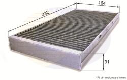 COMLINE Filtru, Aer Habitaclu Ekf116A Cadillac Bls/Escalade Fiat Croma Opel Combo/Signum (EKF116A)