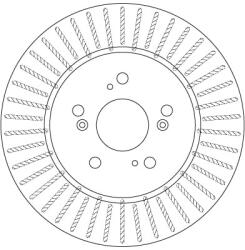 TRW Disc Frana Df6180S Honda Civic Viii/Cr-V Ii