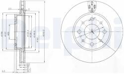 DELPHI Disc Frana Bg3839 Fiat 500/500 C/Panda Ford Ka (BG3839)