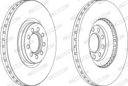 FERODO Disc Frana Fcr317A Iveco Daily Iv/Daily V/Daily Vi