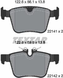 TEXTAR Set Placute Frana, Frana Disc 2214103 Jaguar I-Pace