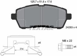 TEXTAR Set Placute Frana, Frana Disc 2428302 Daihatsu Thor Ford Fiesta/Fiesta Vi Mazda 2