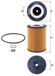 KNECHT Filtru Ulei Ox367D Alpina B5/B7 Bmw 5/6/7/X5 Morgan Aero 8/Aeromax