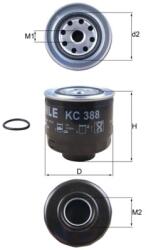 KNECHT Filtru Combustibil Kc388D Mitsubishi L200 / Triton (KC388D)