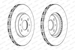 FERODO Disc Frana Ddf762C Alfa Romeo Mito Chrysler Ypsilon Citroën Nemo Fiat 500/500 C