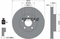 TEXTAR Disc Frana 92237703 Ford C-Max/C-Max Ii/Focus Iii Ford Asia & Oceania Focus Iii