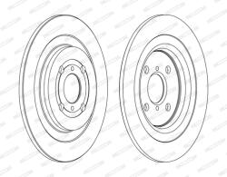 FERODO Disc Frana Ddf1588C Daihatsu Charade Viii Toyota Yaris