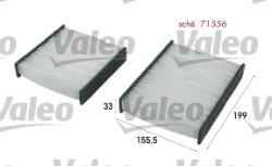 VALEO Filtru, Aer Habitaclu 715556 Citroën C3 Ii/C3 Iii/C4 Cactus/Ds3 Ds Ds 3 (715556)