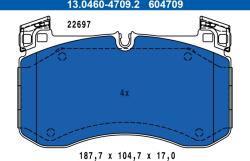 ATE Set Placute Frana, Frana Disc 13.0460-4709.2 Mercedes-Benz G-Class/Gle/Gls