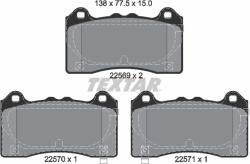 TEXTAR Set Placute Frana, Frana Disc 2256901 Ford Focus Iii Ford Australia Focus