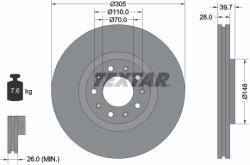 TEXTAR Disc Frana 92220803 Alfa Romeo 159/Brera/Giulietta/Spider Chrysler 200 (92220803)