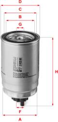 SOFIMA Filtru Combustibil S4123Nr Hyundai Tucson/Ix20 Kia Sportage Iv/Venga (S4123NR)
