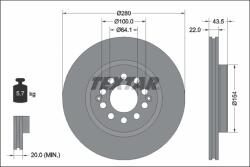 TEXTAR Disc Frana 92342603 Mg Mg Zs Mg (Saic) Zs Roewe (Saic) Rx3/Rx3 Pro
