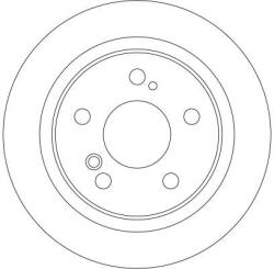 TRW Disc Frana Df4355 Mercedes-Benz C-Class/C-Class T-Model/Clk/E-Class/S-Class/Slk