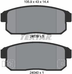 TEXTAR Set Placute Frana, Frana Disc 2403901 Mazda Rx-8 Nissan (Dfac) Bluebird