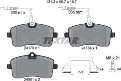 TEXTAR Set Placute Frana, Frana Disc 2417501 Peugeot 407
