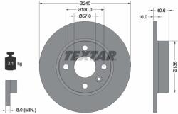 TEXTAR Disc Frana 92111003 Holden Barina/Tigra Opel Corsa C/Corsa Classic B