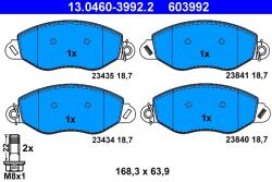 ATE Set Placute Frana, Frana Disc 13.0460-3992.2 Ford Transit/Transit Tourneo
