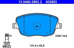 ATE Set Placute Frana, Frana Disc 13.0460-2883.2 Seat Cordoba/Ibiza Iii Skoda Fabia I