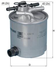 MAHLE Filtru Combustibil Kl404/16 Dacia Logan/Logan Pick-Up/Sandero Renault Logan (KL404/16)