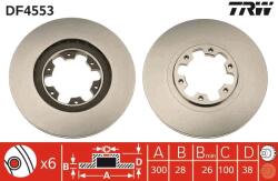 TRW Disc Frana Df4553 Infiniti Qx4 Nissan Navara/Pathfinder Ii/Pick Up