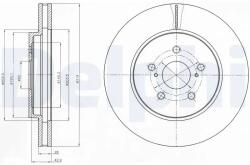 DELPHI Disc Frana Bg4253 Lexus Rx Toyota Harrier/Highlander / Kluger (BG4253)