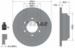 TEXTAR Disc Frana 92203900 Dodge H100 Hyundai H-1/H-1 Travel
