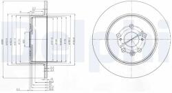 DELPHI Disc Frana Bg3777 Toyota Avensis (BG3777)