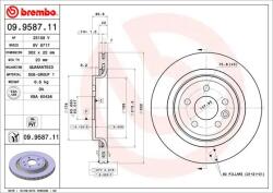 BREMBO Disc Frana 09.9587. 11 Volvo S60 Ii/S80 Ii/V60 I/V70 Iii/Xc70 Ii Volvo Asia S60L