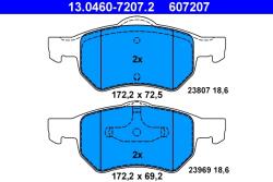 ATE Set Placute Frana, Frana Disc 13.0460-7207.2 Chrysler Voyager / Voyager Iii (13.0460-7207.2)