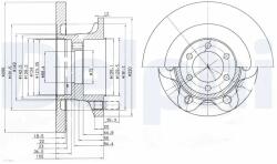 DELPHI Disc Frana Bg9722 Iveco Daily Ii/Daily Iii