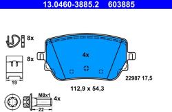 ATE Set Placute Frana, Frana Disc 13.0460-3885.2 Mercedes-Benz A-Class/B-Class/Cla (13.0460-3885.2)