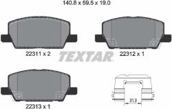 TEXTAR Set Placute Frana, Frana Disc 2231102 Buick Encore Buick (Sgm) Encore/Encore Gx